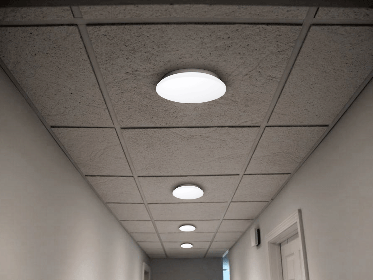 Wizualizacja 2 Plafon LED 12W IP44 4000K Neutralna z czujnikiem ruchu